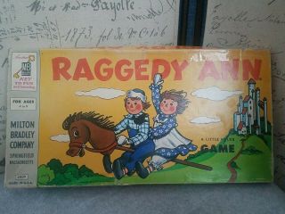 Vintage Board Game 1956 Raggedy Ann - Complete