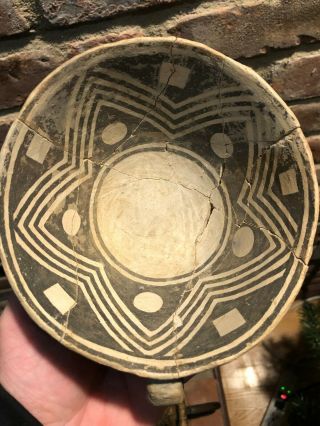 Pre - Columbian Anasazi Mesa Verde Cup/bowl With Handle.  No Restoration