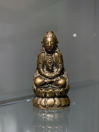 18th/19thc Chinese Bronze Buddhist Figure.  Buddha