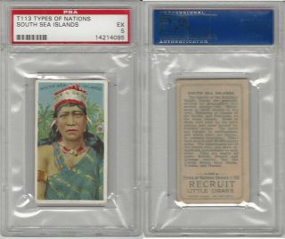T113 Recruit,  Types Of Nations,  1910,  South Sea Islands,  Psa 5 Ex