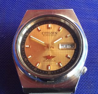 Vintage Citizen 21jewel Day - Date Automatic Gents Watch.