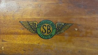 Antique Vintage Sensenich 62” Wooden Airplane Propeller Aluminum Edge Lititz,  PA 5