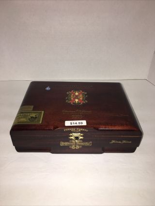 Fuente Fuente Opus X Rare Estate Reserve Empty Cigar Box Humidor With Clasp