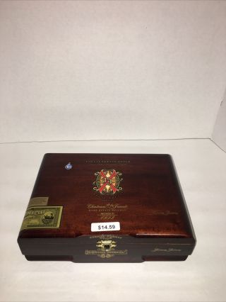 Fuente Fuente Opus X Rare Estate Reserve Empty Cigar Box Humidor With Clasp 3
