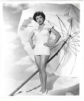 Vintage Circa 1950s Spunky Jane Wyman Warner Bros.  Pin - Up Photograph By Bert Six