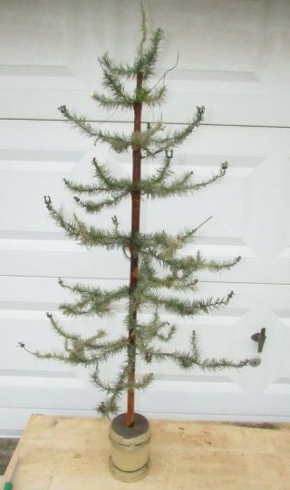 Antique Turkey Or Goose Feather Christmas Tree 4 Ft Tall
