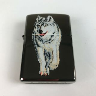 Zippo Wolf Black Ice Pocket Lighter,  Windproof Classic,  Unisex - Aduit,  Id 769