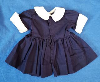 Vintage Outfit For 16 " Terri Lee Doll Blue Dress