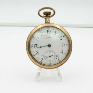 Vintage Equity Open Face Pocket Watch 15 Jewels Boston Waltham No Res 8923 - 5