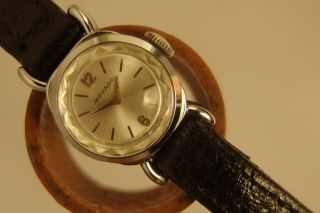 2265 Vintage Movado Ladies Wristwatch In Steel,  Cir 1960,  Old Stock