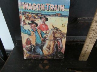Vintage Whitman Hardcover Wagon Train Tv Show