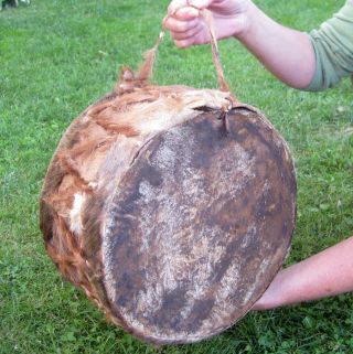 Native American Indian Antique Drum Artifact