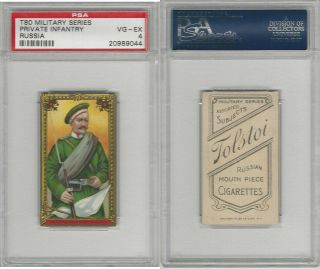 T80 Tolstoi,  Military,  1911,  Private Infantry,  Russia,  Psa 4 Vgex
