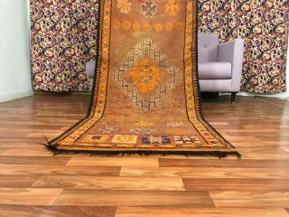 Moroccan Antique handmade Mzouda Carpet 3 ' 2 