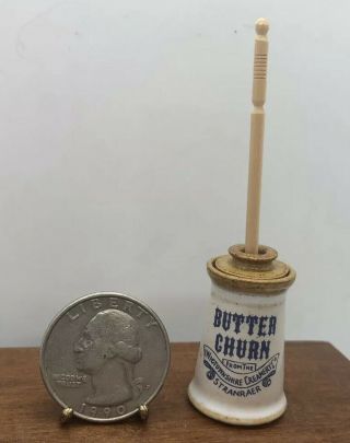 Dollhouse Miniatures Butter Churn From Wictownshire Creamery Stranraer