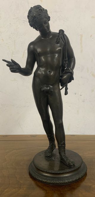 Large Italian French Grand Tour Bronze Sculpture Figure