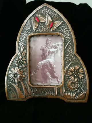 Exquisite Art Nouveau,  Arts & Crafts,  Jugendstil,  Copper Photo Frame