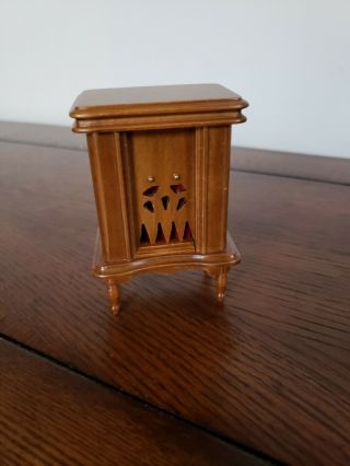 Miniature Dollhouse Antique Style Radio Cabinet