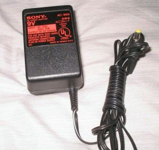 Vintage Sony 9v Power Adapter Ac - 96n Cd Discman