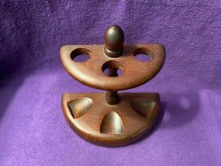 Vintage Pipe Rack Holder For 3 Pipes Pick A Pipe Built Rite 53