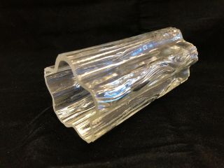 Vintage Murano Venini Tronchi Glass Chandelier 6” Replacement Tube Prism 5 Pt