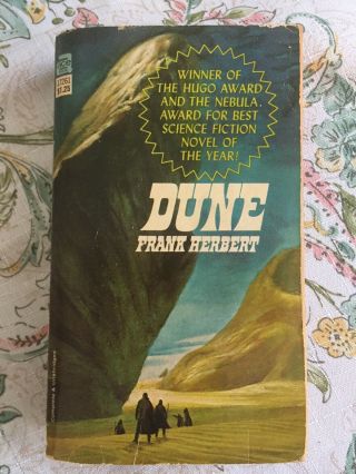 Dune By Frank Herbert,  Vintage 1965 Ace Edition 17621,