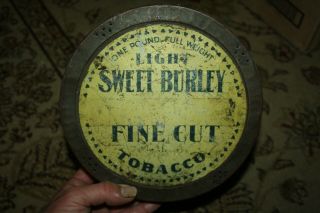 Vintage Light Sweet Burley Fine Cut Tobacco Tin Spaulding & Merrick Chicago