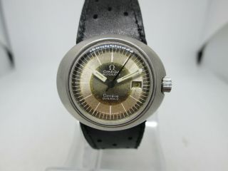 Vintage Omega Dynamic Geneve Cal.  684 Date Stainless Steel Automatic Ladies Watch