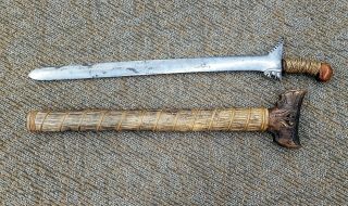 Old Antique Filipino Moro Keris Kris Sword
