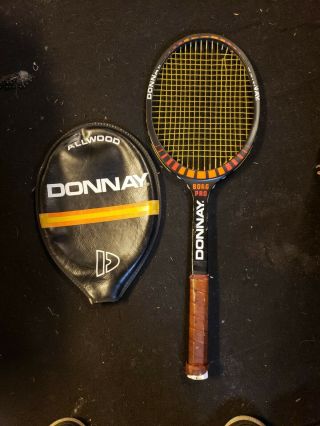 Vintage Donnay Borg Pro Tennis Racquet With Cover
