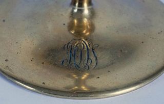 Antique American Tiffany Studios Bronze Dore Artichoke Trumpet Vase Base 4547 4