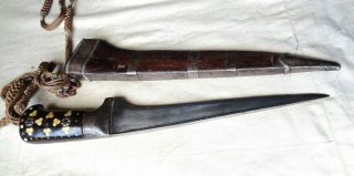 Big Antique Pesh Kabz Indo - Persian Dagger Choora Khyber - Knife No Tulwar Yataghan