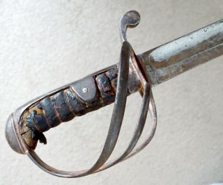 Antique British Pattern 1821 Light Cavalry Trooper Sword Sabre / As Attic Found