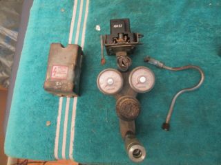 Craftsman Air Compressor Pressure Switch Gauges Regulator Vintage Tan 1hp