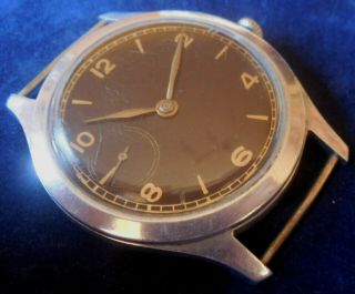 Vintage 1930s Huge Lanco 15 Jewels Swiss Made Running Wristwatch
