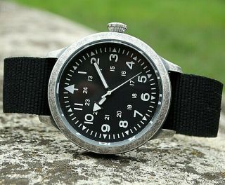 Mil - Tec Tactical Army Watch - Easy To Read Military Analog Waterproof Nato Strap