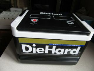Vintage Igloo Sears Diehard Battery Cooler 6 Pack
