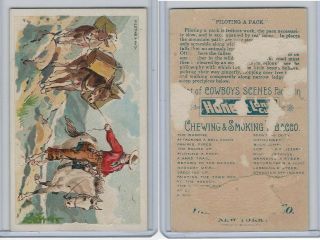 N105 Duke,  Cowboy Scenes,  1888,  Piloting A Pack