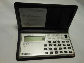 Casio Ml - 81 Vintage Calculator & Melody Alarm Clock Made In Japan