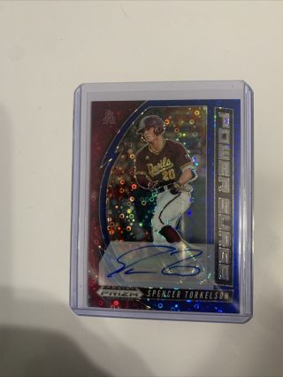 Spencer Torkelson Auto 2020 Panini Prizm Silver Signed Autograph Rookie /25 Rc