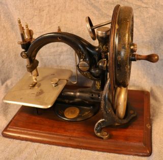 Antique 1800s Willcox & Gibbs Hand - Crank Sewing Machine Sn A422420