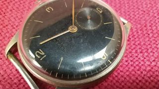 Universal Geneve Low S/n 822 463 Military Ww2 1941 - 42 Rare Swis Watch Black Dial