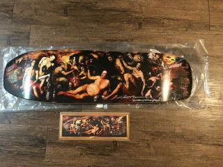 Signed - Anti Hero - Jeff Grosso - Skateboard Deck - End Game - Last Supper