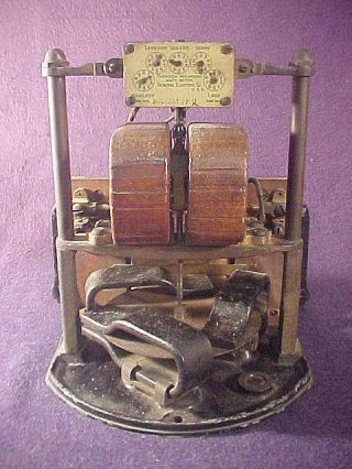 Antique 1897 Thompson Recording Watt Meter General Electric Co.