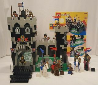Htf Vintage 1992 Lego Castle 6086 Black Knights Castle: 100 Comp W/instruction