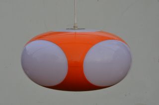 Mid Century Luigi Colani Space Age Oranje Ufo Lamp Panton Colombo Eames Era