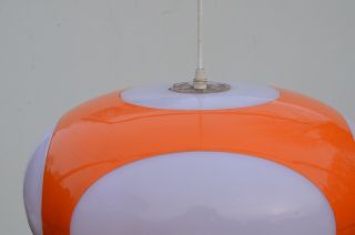 Mid Century Luigi Colani Space Age Oranje UFO Lamp Panton Colombo Eames Era 6