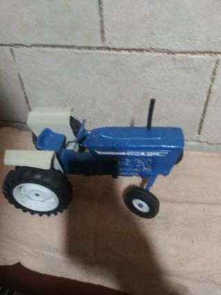 Vintage 4600 Ertl Blue Ford 1/16 Scale Toy Tractor Made In Dyersville,  Ia