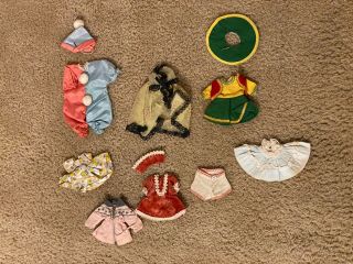 Vintage Ginny & Friends Clothing 1950’s 8” Dolls