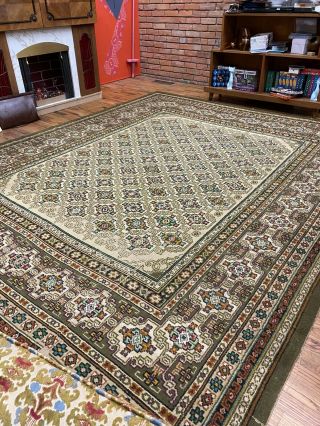 Antique 9’x12’ Wool Turkish? Hand Knotted Area Rug